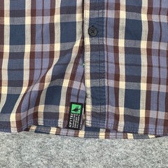 Hippy Tree Nomad Division Button Up Shirt Plaid Pockets Mens Small S