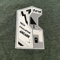 Google 2019 Tech Challenge Arcade T Shirt Canvas Adult MEDIUM