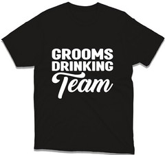Grooms Drinking Team Stag Do Pack T Shirt Pre Wedding Party Bachelor Party Top