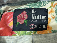 The Nutter Chubbies Linen Blend Popover Shirt USA Blue Mens Small