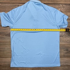 Collars & Co Men Polo Shirt Size XL French Blue Dress Collar Performance NEW