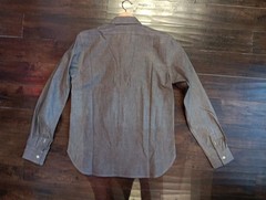 Knickerbocker NYC Chambray Work Shirts GREY Made In USA New With Tag Medium