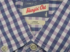 Johnnie-O Hangin’ Out Abner Button-Down Shirt Mens Large Chateau Gingham EUC