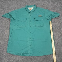 RedHead Lightweight Button-Down Outdoor Casual Shirt Men’s Size 2XL Teal Green