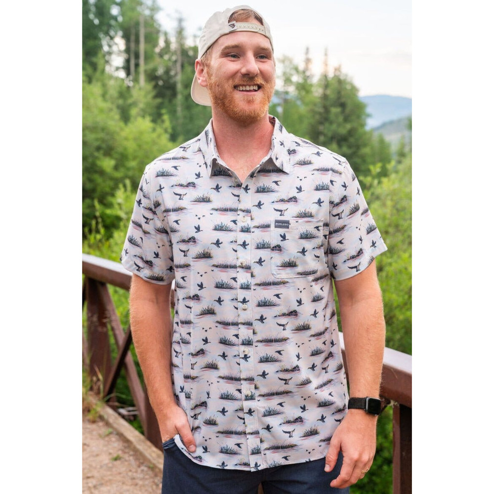 Burlebo DUCK HUNT Performance Button Up Shirt