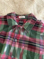 Todd Snyder $320 Madras Plaid Ikat Matching Camp Shirt /Shorts Sz Medium Resort