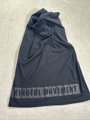 Alo Mens Size Medium Black Short Sleeve Crewneck T-Shirt Cotton Mindful Movement