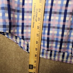 Robert Talbott Button Down Mens Large Blue Purple Check Excellent Carmel Shirt