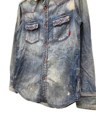 WTAPS 12SS Western Denim Shirt Indigo 121GWDT-SHM06