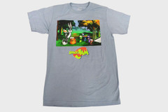 Space Jam Mens Bugs Bunny & Alien Nerdlucks Blue T-Shirt New S, M, 2XL
