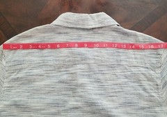 FREE PLANET Mens MEDIUM Button Front Blue White Short Sleeve Casual Cotton Shirt