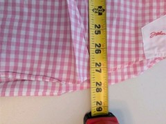 John Lennon Long Sleeve Button-Down Dress Shirt 100% Cotton Size M 15.5/16 Pink