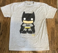 Funko Pop Heroes Batman Large Tshirt Gray