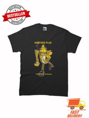 New Mustard Plug Can’t Contain It Classic MAN WOMAN T-Shirt Size S to 5XL