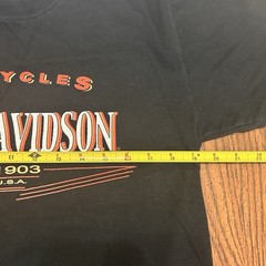VTG Harley Davidson 1999 Super Bikes N.V. St. Maarten N.A. Size M T-Shirt Black