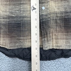 VTG Five Brother Flannel Jacket Men Large Tall Glen Plaid Pearl Snap Lined