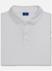 FootJoy Men White Drirelease Solid Jersey Collar Athletic Golf Polo S M L XL 2XL