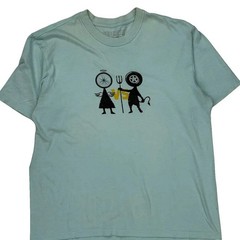 Common Threads Recycling Program Patagonia Graphic T-Shirt – Large Blue Cotton