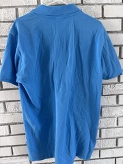 Ben Silver Men’s Blue Solid Collared Short Sleeve Knit Polo Shirt Size M