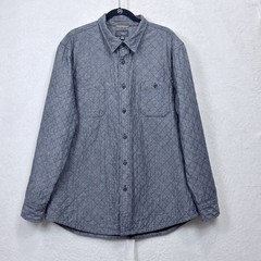 Felony Jacket Wallin Bros Blue Wool Blend Cotton Lined Quilted Men’s Size XXL