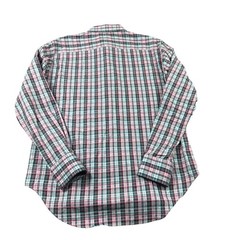 Robert Graham Pink Blue Gray Checked Contrast Flip Cuff Size Men’s M
