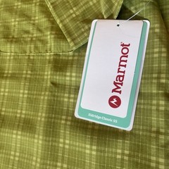 NWT MARMOT Eldridge Size S Plaid Pattern GREEN SHIRT Short Sleeve MSRP $65.