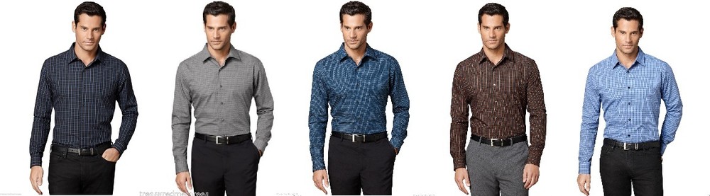 Van Heusen Point Collar Button Front Dress Shirt ~ Pick Your Size & Color ~ NWT