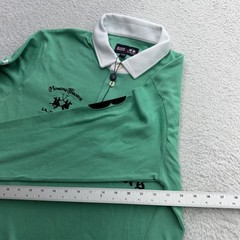 Rowing Blazers x La Martina Cambridge University Polo Club Rugby Shirt Green S