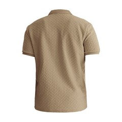 Solid Jacquard Slim Lapel Polo