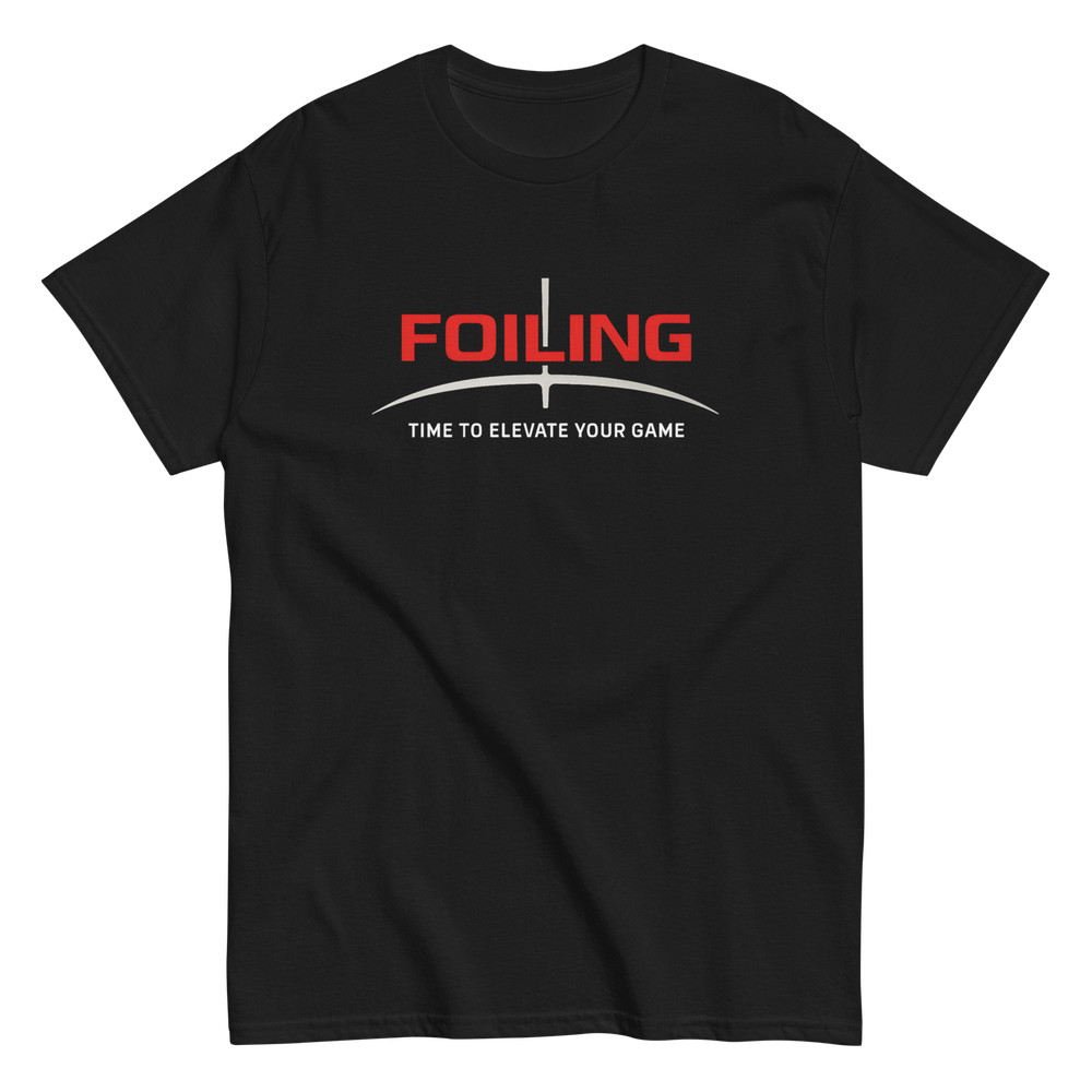 Foiling “Time To Elevate Your Game” Hydrofoil / Wing Foil Unisex Tee