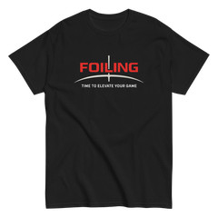 Foiling “Time To Elevate Your Game” Hydrofoil / Wing Foil Unisex Tee