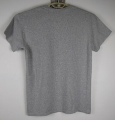 Plain Bear Men’s Medium Grey Cotton Short Sleeve Crew Neck Graphic Tee