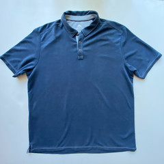 Tommy Bahama Button Woven Casual Collared Shirt Blue Men’s XL
