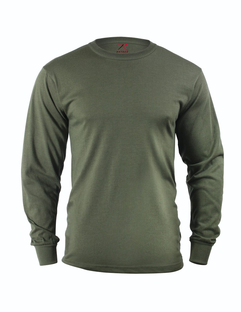Rothco Long Sleeve Solid T-Shirt – Olive Drab