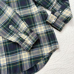 Filson Men’s Wool-Blend Flannel Button-Down Plaid Shirt XL