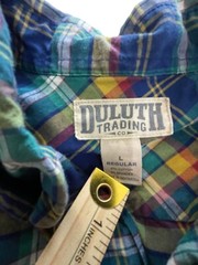 Duluth Button-Up Shirt Men’s Size Large DuluthFlex Beergarden Multicolor Plaid