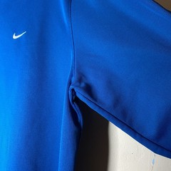 Nike Basic Regular Fit Cuffed Long Sleeve Shirt Blue XL – C57