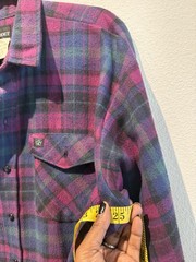 Codet Button Up Wool Multi Color Pockets Long Sleeve Heavyweight Mens Size XL