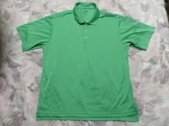Adidas Climacool Men’s Size Large L Short Sleeve Light Green Polo Golf Shirt!