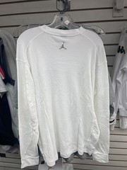 Nike Air Jordan Thermal Shirt Mens White Jumpman Logo Long Sleeve 2000s