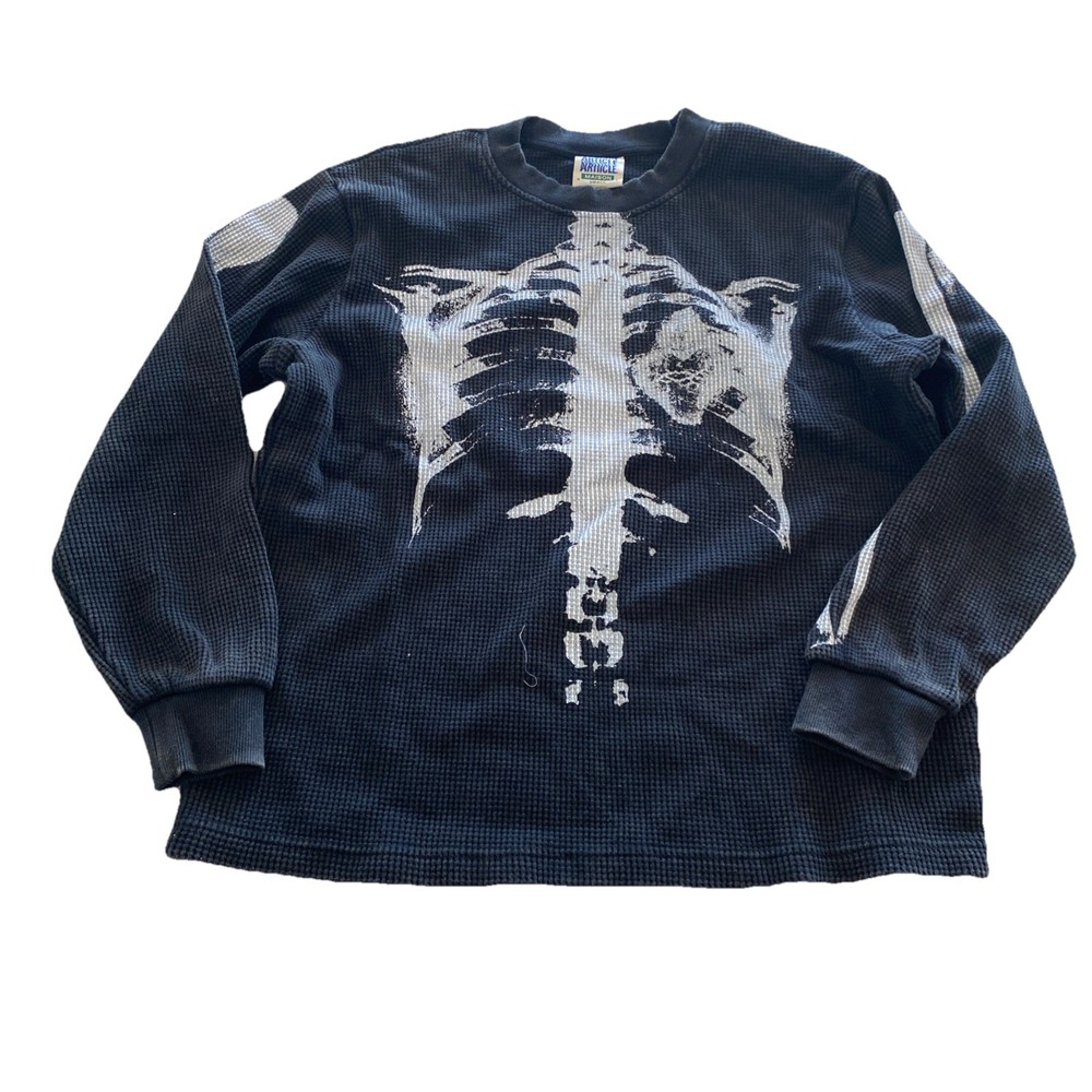 MAISON ARTICLE SKELETON THERMAL LONG SLEEVE Black L