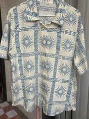 Celestial Hippie Button-Up Loose Fitted
