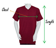 Styllion Mens Shirts Big and Tall V Neck – Short Sleeve – Heavy Weight – VSS