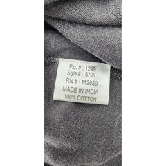Buckle Black Label Henley Shirt Men Large Gray NWT Acid Wash Long Sleeve Striped