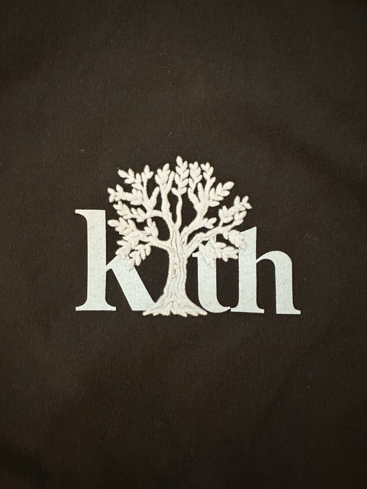 Kith Hanukkah Olive Tree Long Sleeve Tee – Black (Size: Large)