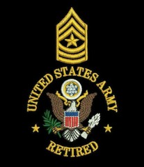 US Army Retired Sergeant Major Embroidered Polo Shirt