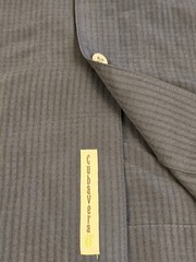 Cubavera Men’s XL Solid Gray Short Sleeve Button-Up Pockets Woven Rayon Blend