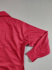 Van Heusen Men Dress Shirt 16 Red Barrel Cuff Collared Button Up Officewear