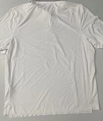 KIRKLAND Signature Men’s Performance Polo Shirt WHITE Wicking XL Stretch UPF50+