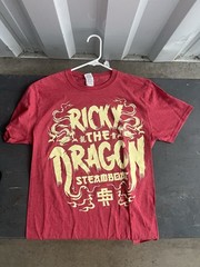 WWE WWF WCW Wrestling Cotton Ricky The Dragon Steamboat Red Men’s T-Shirt M